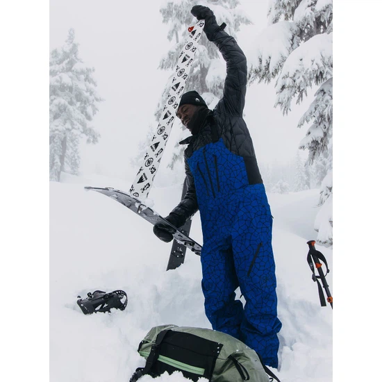 Spodnie Snowboardowe Burton GORE-TEX Cyclic Bib (Jake Blue Ossicone) FW23_1 thumbnail