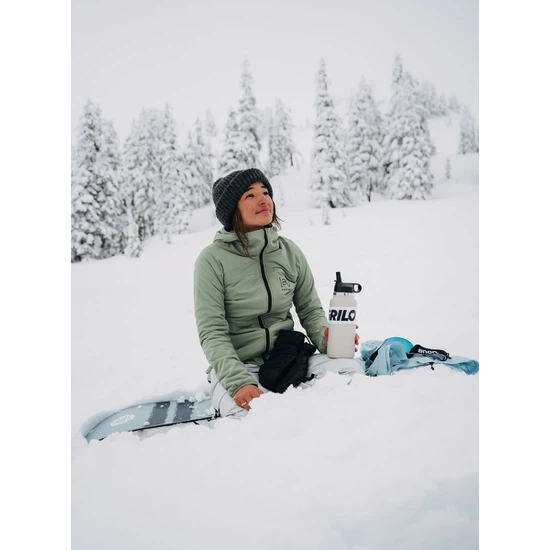 Damski Ocieplacz Burton AK Helium Hooded Stretch Insulated (Hedge Green) FW24_2 thumbnail