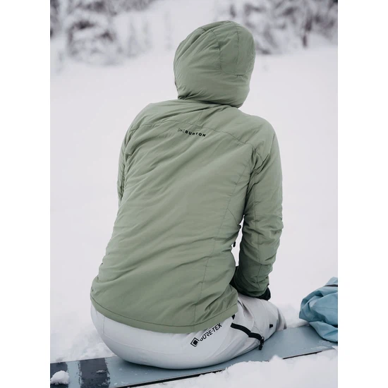 Damski Ocieplacz Burton AK Helium Hooded Stretch Insulated (Hedge Green) FW24_3 thumbnail