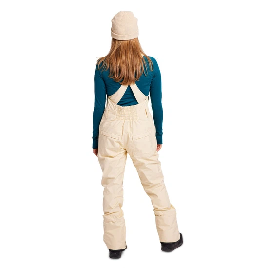 Damskie Spodnie Snowboardowe Burton GORE-TEX Avalon Bib (Creme Brulee) FW22_4