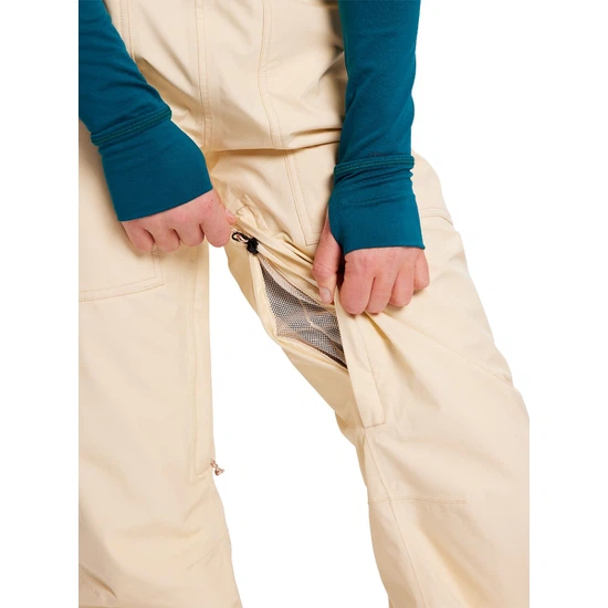 Damskie Spodnie Snowboardowe Burton GORE-TEX Avalon Bib (Creme Brulee) FW22_8