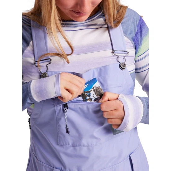 Damskie Spodnie Snowboardowe Burton GORE-TEX Avalon Bib (Foxglove Violet) FW22_6 thumbnail