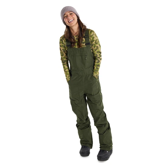 Damskie Spodnie Snowboardowe Burton GORE-TEX Avalon Bib (Forest Night) FW24_1