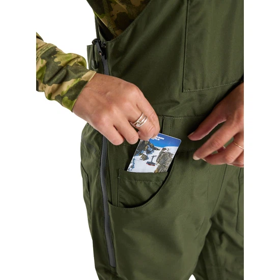 Damskie Spodnie Snowboardowe Burton GORE-TEX Avalon Bib (Forest Night) FW24_5