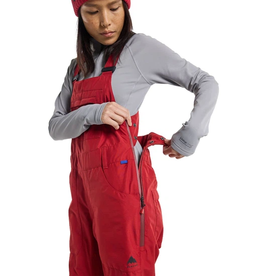 Damskie Spodnie Snowboardowe Burton GORE-TEX Avalon Bib (Sun Dried Tomato) FW23_6 thumbnail