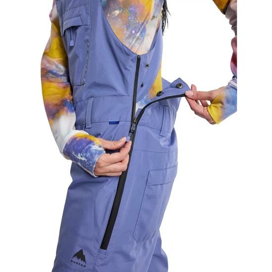 Damskie Spodnie Snowboardowe Burton GORE-TEX Avalon Bib (Slate Blue) FW24_5 thumbnail