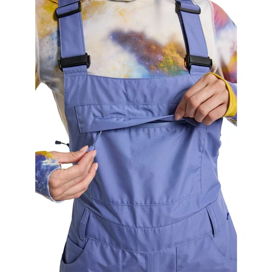 Damskie Spodnie Snowboardowe Burton GORE-TEX Avalon Bib (Slate Blue) FW24_6