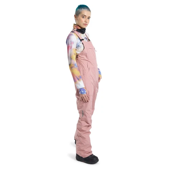 Damskie Spodnie Snowboardowe Burton GORE-TEX Avalon Bib (Powder Blush) FW24_2 thumbnail
