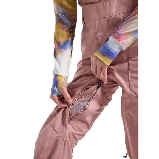 Damskie Spodnie Snowboardowe Burton GORE-TEX Avalon Bib (Powder Blush) FW24_7 thumbnail