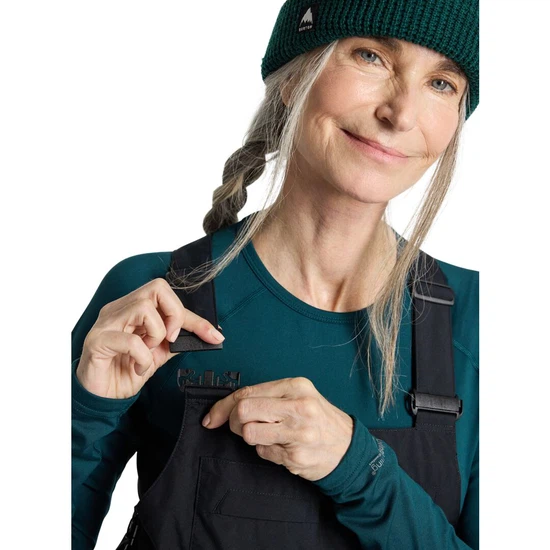 Damskie Spodnie Snowboardowe Burton GORE-TEX Avalon Bib (True Black) FW25_4 thumbnail
