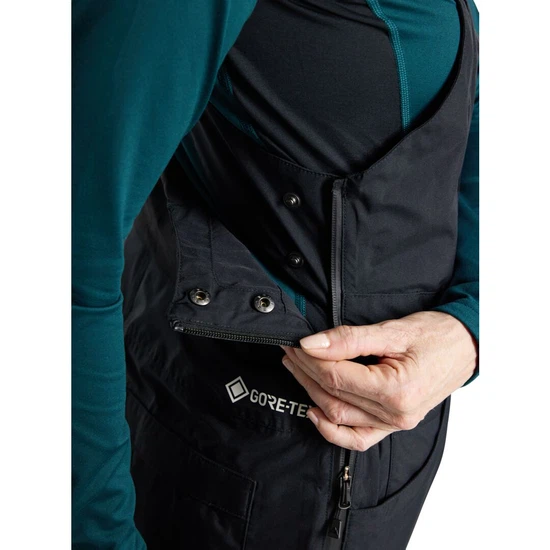 Damskie Spodnie Snowboardowe Burton GORE-TEX Avalon Bib (True Black) FW25_5 thumbnail