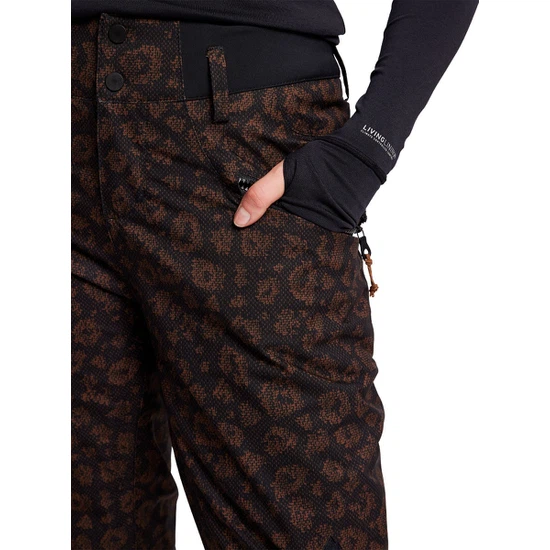 Damskie Spodnie Snowboardowe Burton Marcy High Rise Stretch (Animal Cheetah) FW22_6 thumbnail