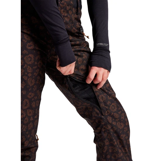 Damskie Spodnie Snowboardowe Burton Marcy High Rise Stretch (Animal Cheetah) FW22_7