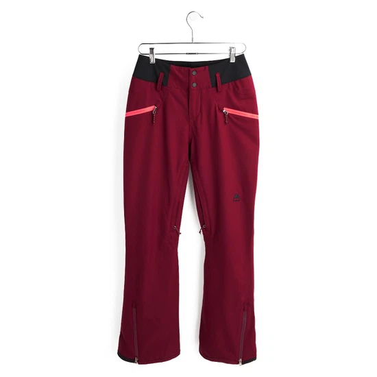 Damskie Spodnie Snowboardowe Burton Marcy High Rise Stretch (Mulled Berry) FW22_2 thumbnail