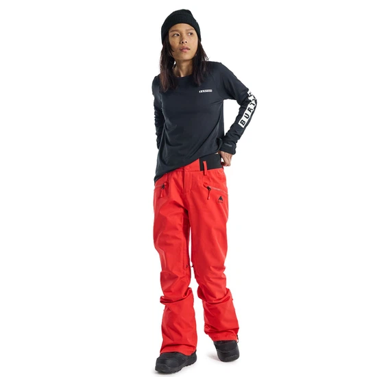 Damskie Spodnie Snowboardowe Burton Marcy High Rise Stretch (Tomato) FW23_3