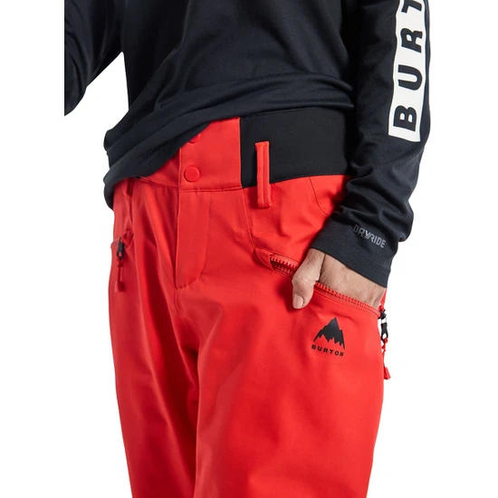 Damskie Spodnie Snowboardowe Burton Marcy High Rise Stretch (Tomato) FW23_4