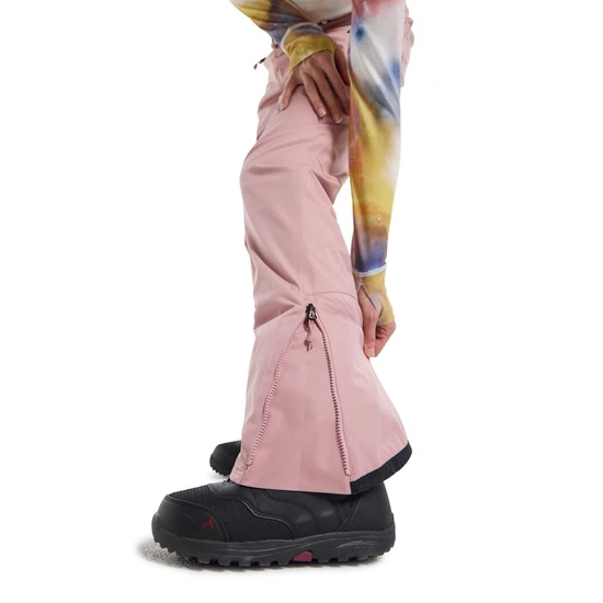 Damskie Spodnie Snowboardowe Burton Marcy High Rise Stretch (Powder Blush) FW24_5