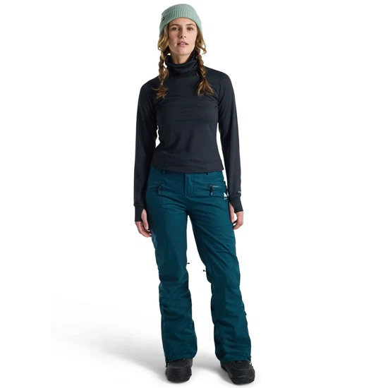 Damskie Spodnie Snowboardowe Burton Marcy High Rise Stretch (Deep Emerald) FW25_7