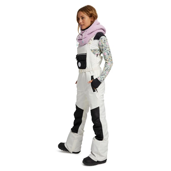 Damskie Spodnie Snowboardowe Burton Larosa Bib (Stowe White/True Black) FW21_1 thumbnail