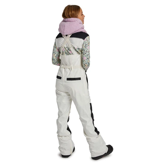 Damskie Spodnie Snowboardowe Burton Larosa Bib (Stowe White/True Black) FW21_4 thumbnail