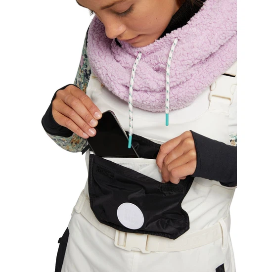 Damskie Spodnie Snowboardowe Burton Larosa Bib (Stowe White/True Black) FW21_5 thumbnail