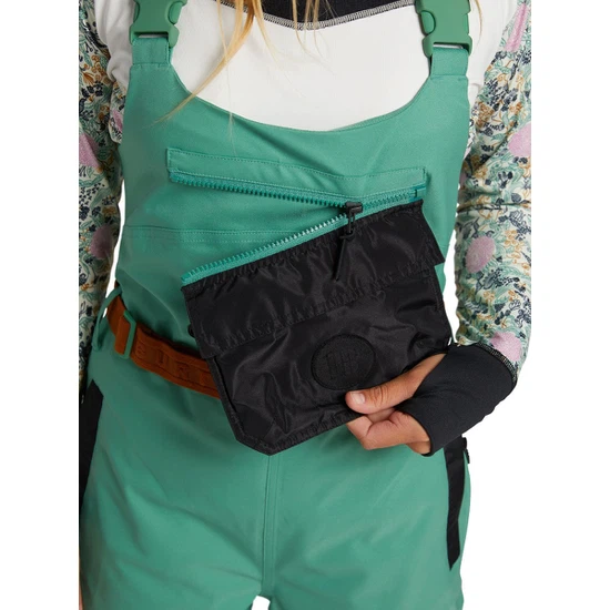Damskie Spodnie Snowboardowe Burton Larosa Bib (Frosty Spruce/True Black) FW21_5