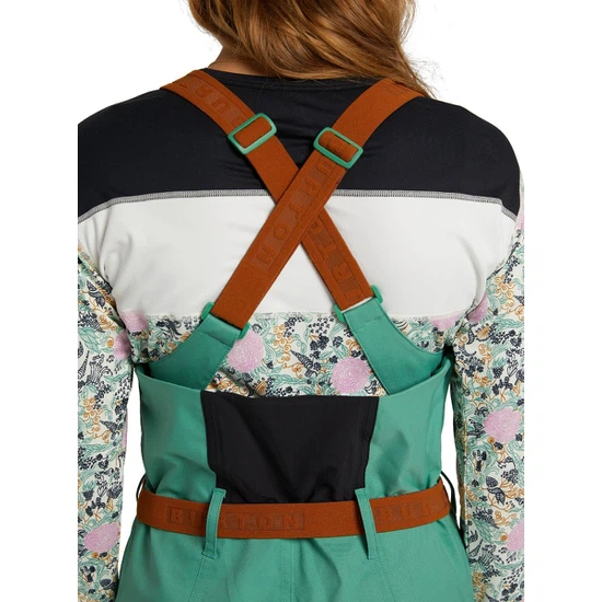 Damskie Spodnie Snowboardowe Burton Larosa Bib (Frosty Spruce/True Black) FW21_7