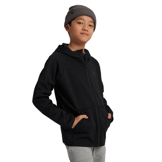 Dziecięca Bluza Aktywna Burton Crown Weatherproof FZ (True Black) FW25_1 thumbnail