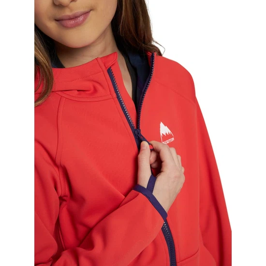 Dziecięca Bluza Aktywna Burton Crown Weatherproof FZ (Hibiscus Pink) FW21_3 thumbnail