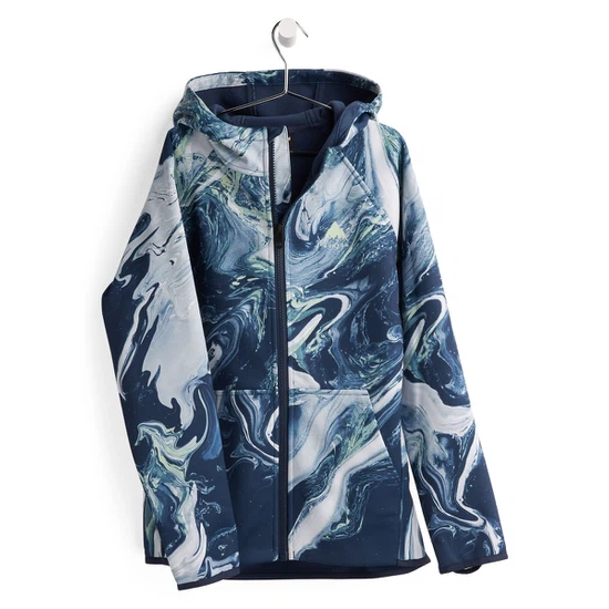 Dziecięca Bluza Aktywna Burton Crown Weatherproof FZ (Dress Blue Maalavidaa) SS22_2