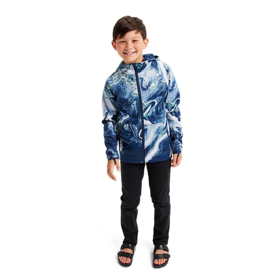 Dziecięca Bluza Aktywna Burton Crown Weatherproof FZ (Dress Blue Maalavidaa) SS22_3