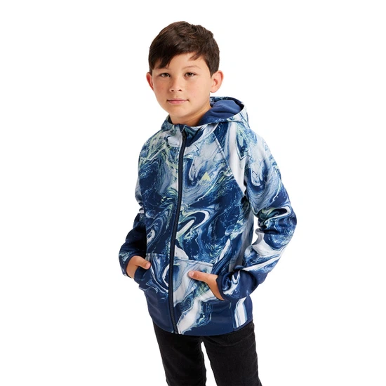 Dziecięca Bluza Aktywna Burton Crown Weatherproof FZ (Dress Blue Maalavidaa) SS22_1