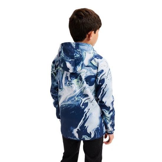 Dziecięca Bluza Aktywna Burton Crown Weatherproof FZ (Dress Blue Maalavidaa) SS22_5