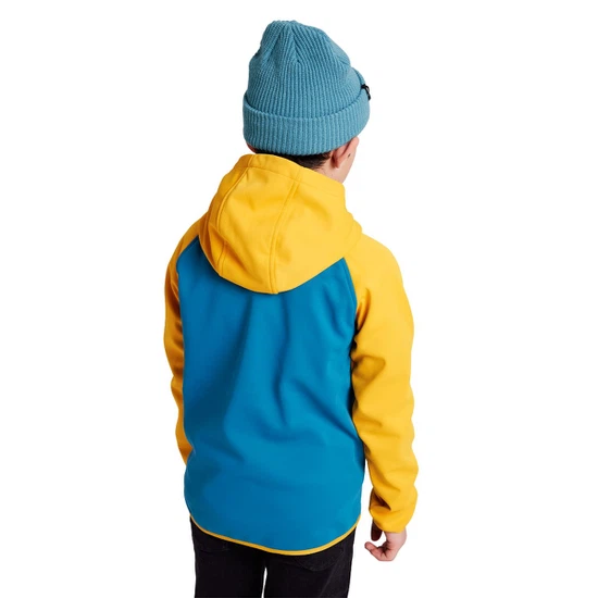 Dziecięca Bluza Aktywna Burton Crown Weatherproof PO (Celestial Blue/Cadmium Yellow) FW22_4
