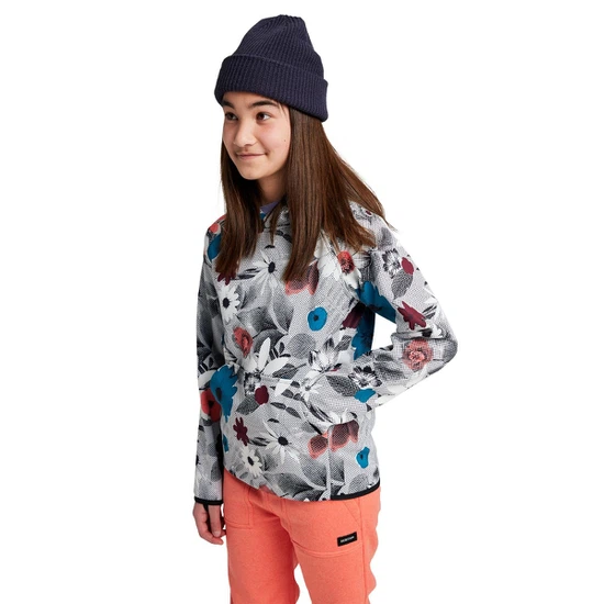 Dziecięca Bluza Aktywna Burton Crown Weatherproof PO (Halftone Floral) FW22_3