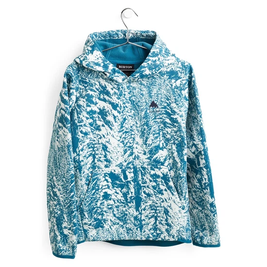 Dziecięca Bluza Aktywna Burton Crown Weatherproof PO (Blue Blotto Trees) FW22_1