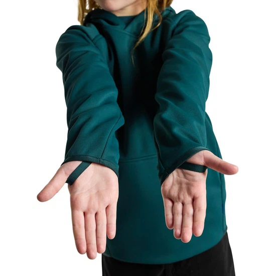 Dziecięca Bluza Aktywna Burton Crown Weatherproof PO (Deep Emerald) FW25_3