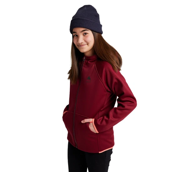Dziecięca Bluza Burton Sherpa Crown FZ (Mulled Berry) FW22_3 thumbnail