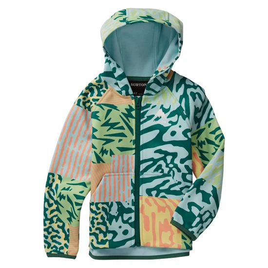 Dziecięca Bluza Aktywna Burton TD Crown Weatherproof FZ (Aqua Composite) SS21_1