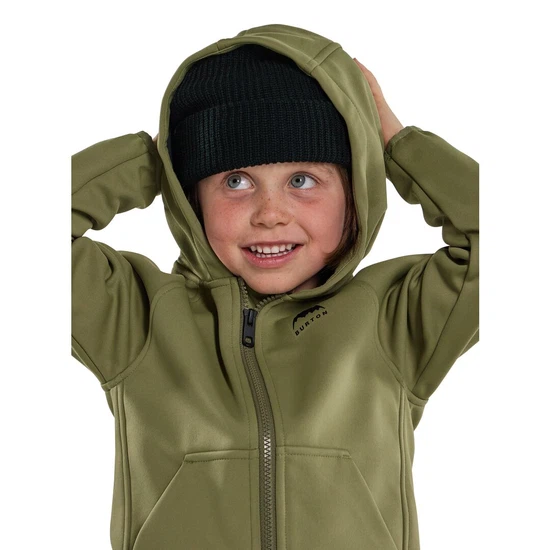 Dziecięca Bluza Aktywna Burton TD Crown Weatherproof FZ (Martini Olive) FW24_3