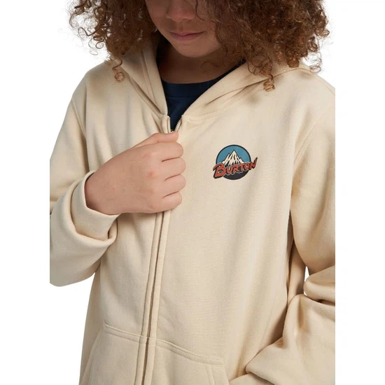 Dziecięca Bluza Burton Retro Mountain FZ (Creme Brulee) FW21_4 thumbnail
