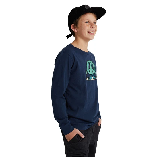 Dziecięcy Longsleeve Burton Duncan (Dress Blue) FW21_1