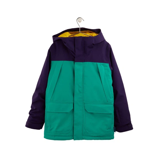 Chłopięca Kurtka Snowboardowa Burton Silvertail (Dynasty Green/Parachute Purplek) FW21_1 thumbnail