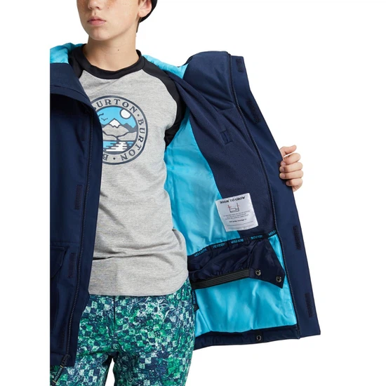 Chłopięca Kurtka Snowboardowa Burton Silvertail (Dress Blue) FW21_6