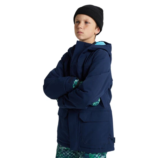 Chłopięca Kurtka Snowboardowa Burton Silvertail (Dress Blue) FW21_1