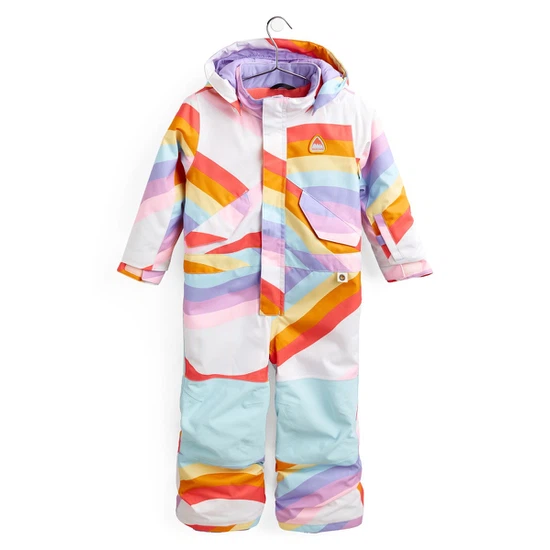 Dziecięcy Kombinezon Snowboardowy Burton One Piece (Stout White Rainbow Mashup) FW22_1