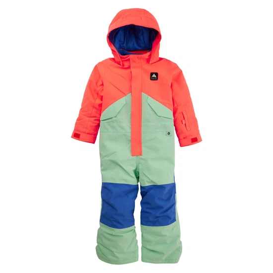 Dziecięcy Kombinezon Snowboardowy Burton TD One Piece (Tetra Orange/Jewel Green) FW23_1