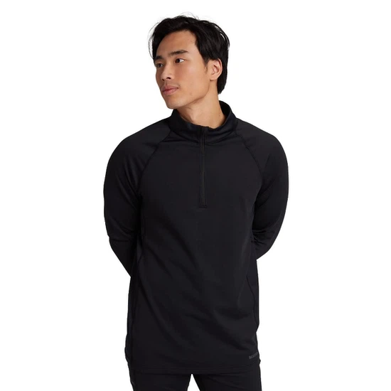 Bielizna Aktywna Burton Heavyweight X 1/4 Zip (True Black) FW26_1