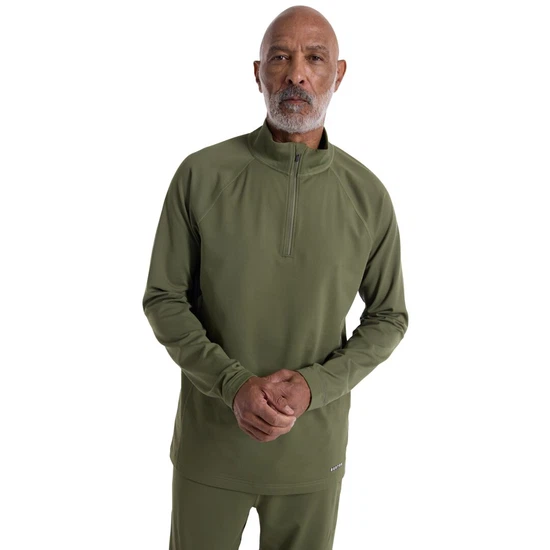 Bielizna Aktywna Burton Heavyweight X 1/4 Zip (Forest Moss) FW25_1 thumbnail