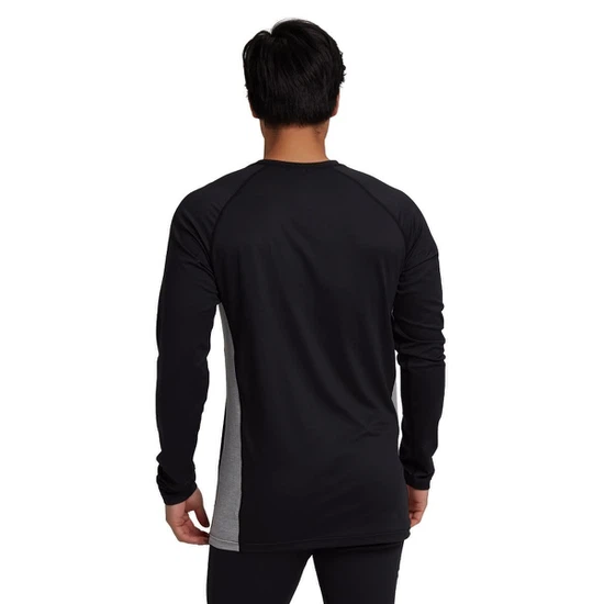 Bielizna Aktywna Burton Midweight X Crew (True Black/Gray Heather) FW24_2